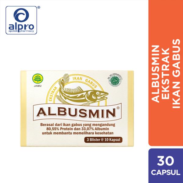 Albusmin  Suplemen Membantu Memelihara Kesehatan Tubuh 3X10 Tablet